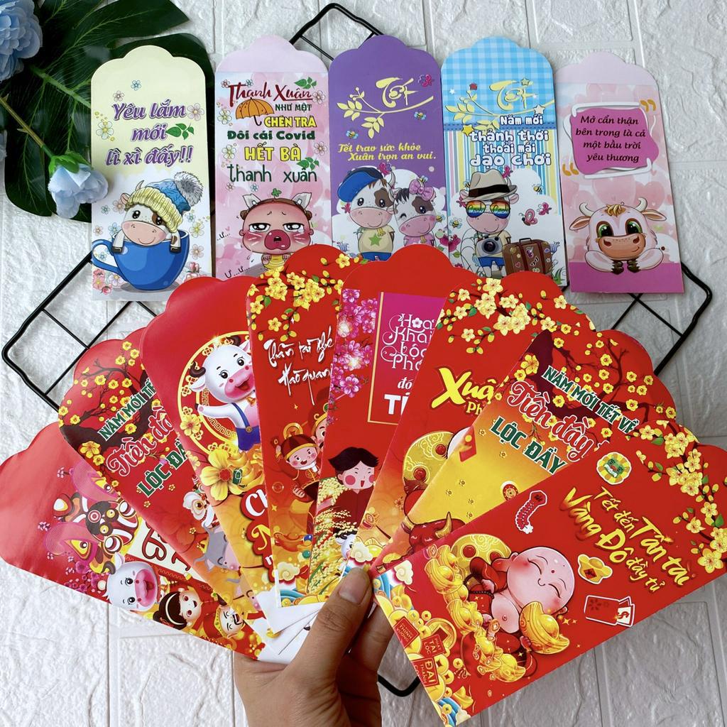 Combo 30 lì Xì Tân Sửu 2021 đã đóng săn 10 mẫu 1 bịch về chỉ việc bán