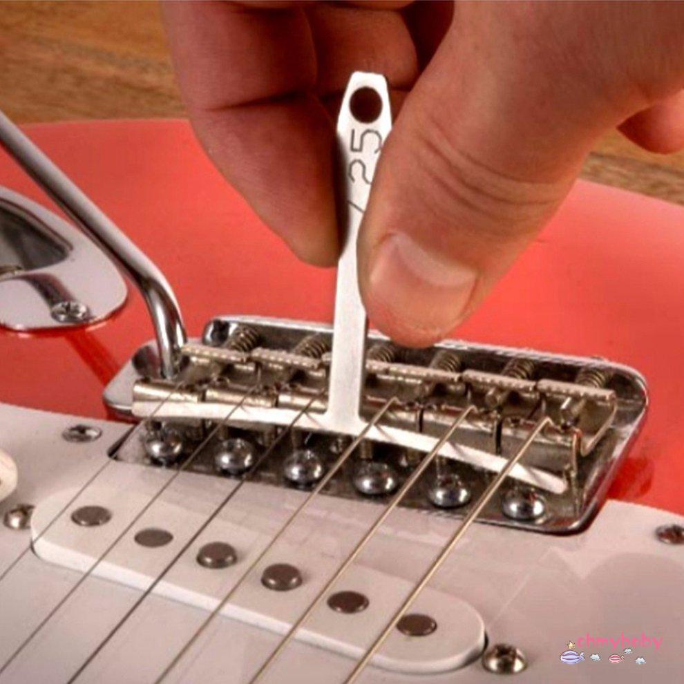 9 cái / bộ Đàn guitar hình chữ T Thước cổ ngón tay Băn khoăn Điều chỉnh và đo [8/1]