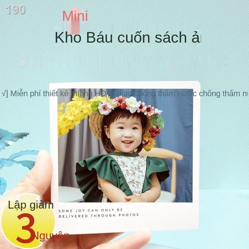 Sách ảnh tùy chỉnh Album nhỏ Tự làm bỏ túi Mini Quà tặng lưu niệm cho cặp đôi em bé [Gửi vào ngày 6 tháng 9]