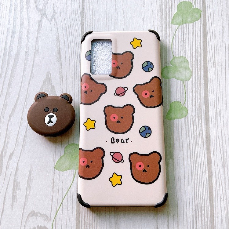 Ốp lưng idm Hàn Quốc kèm pop Oppo A55