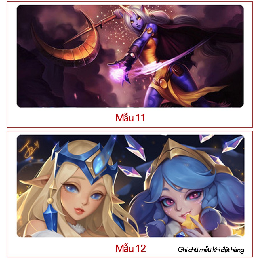 [HÀNG ORDER] LÓT CHUỘT SORAKA LOL, LÓT CHUỘT CHƠI GAMES