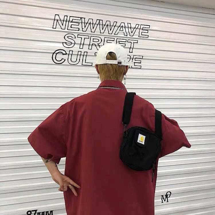 Sơ mi họa tiết retro style Hồng Kông