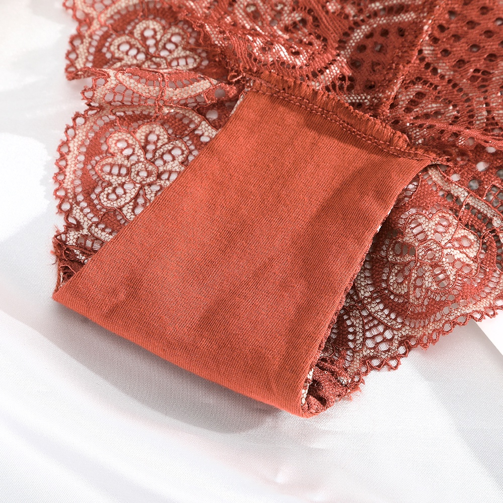 Quần Lót Phối Ren Levao Size Lớn Dành Cho Nữ