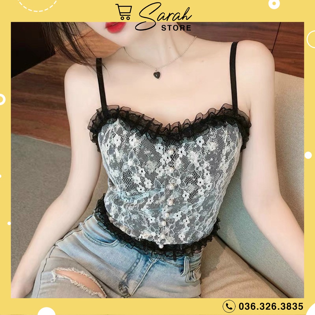 [Mã FAMARAL2 giảm 10K đơn 50K] Áo Bra Ren 2 Dây Hoa Nhí Công Chúa Lolita Tiểu Thư Siêu Xinh 1202 | BigBuy360 - bigbuy360.vn