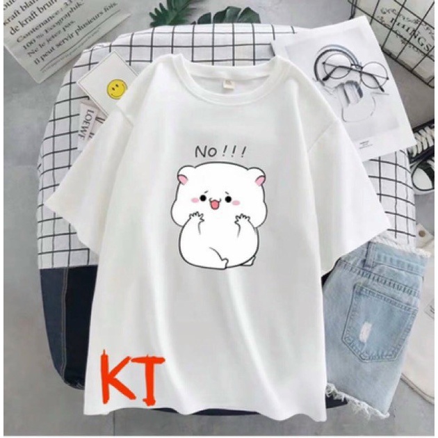 Áo phông form rộng tay lỡ unisex - Áo thun in hình mặt cười - Sỉ áo thun số lượng lớn