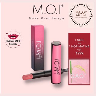 Son môi lì - son hồ ngọc hà love m.o.i phiên bản 2020 - moi cosmetics