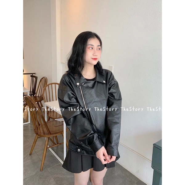 [STR] [ẢNH THẬT SHOP CHỤP] Áo khoác da A1635
