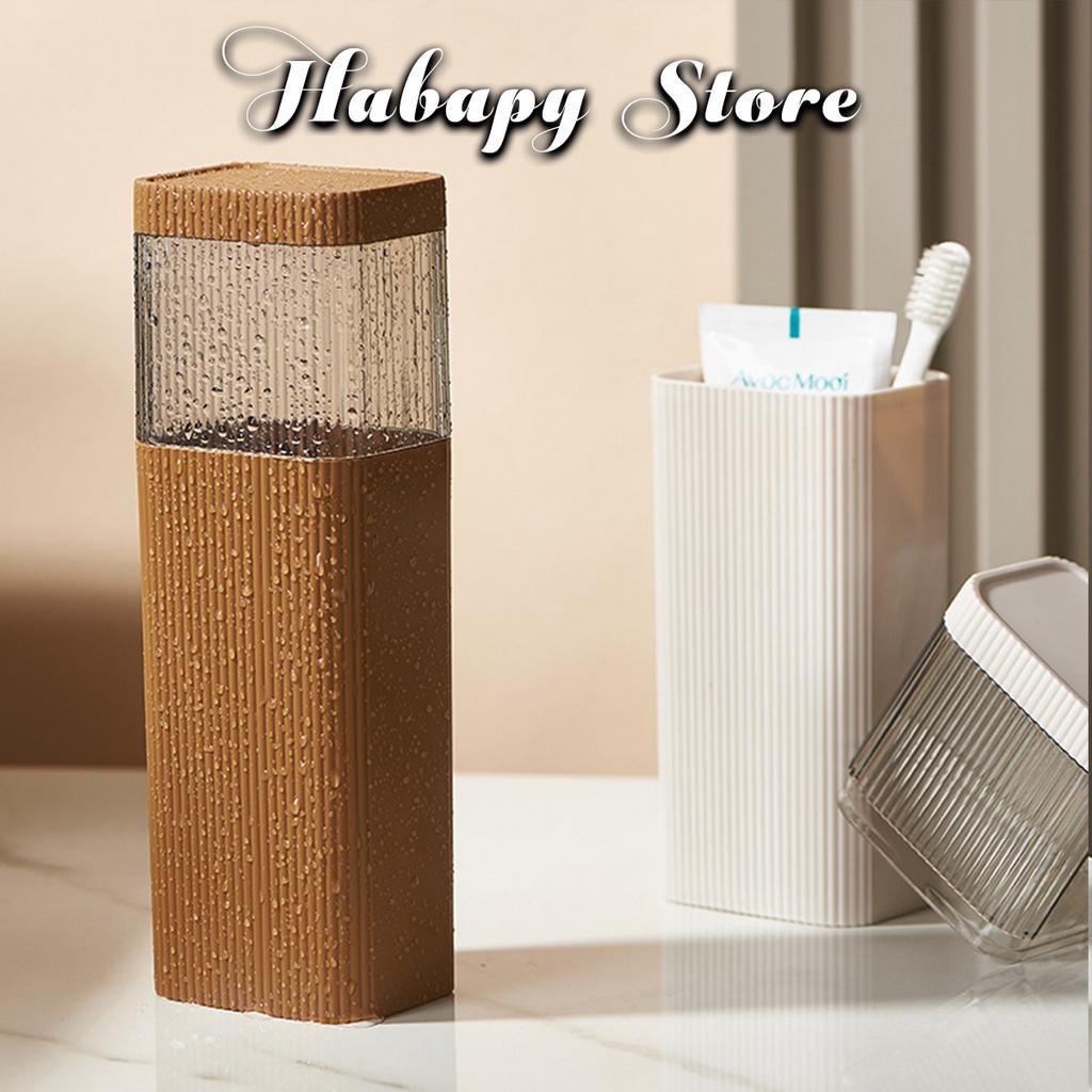 Hộp đựng bàn chải, hộp đựng kem đánh răng kết hợp cốc đánh răng đi du lịch đi công tác