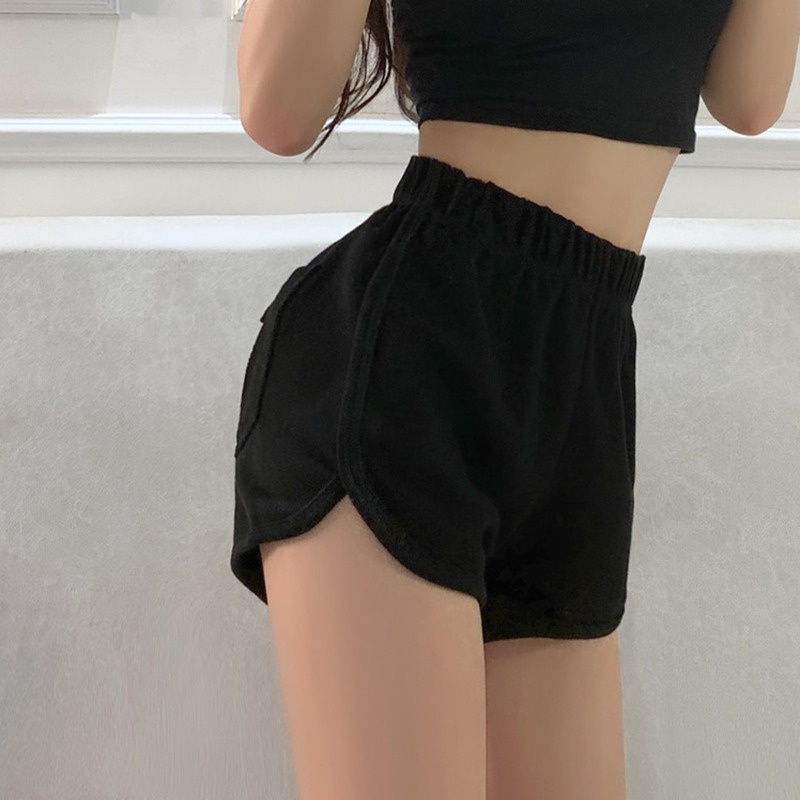 Quần Short Thể Thao Lưng Thun Co Giãn Dành Cho Nữ