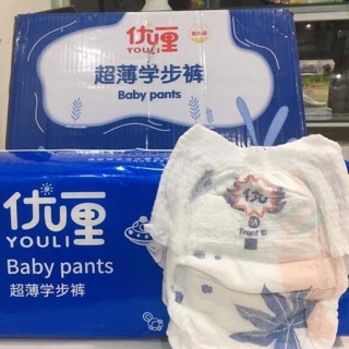 Tã Bỉm Dán/Quần YOULI BABY PANTS đủ Size S56/M46/M8/L42/XL40