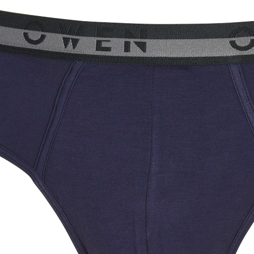 Quần Lót Nam Owen QL90861 Kiểu Quần Sịp  Nam Tam Giác Chất Liệu Cotton Màu Xanh Navy