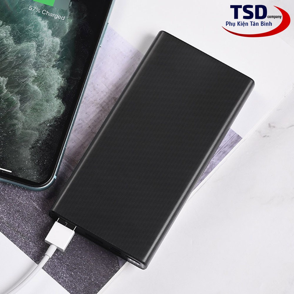 Pin Sạc Dự Phòng Hoco J55 10000mAh Dual USB Chính Hãng