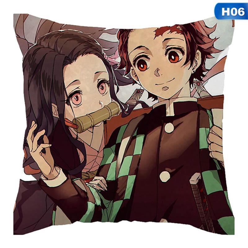 Vỏ Gối In Hình Nhân Vật Anime Demon Slayer Kimetsu No Yaiba