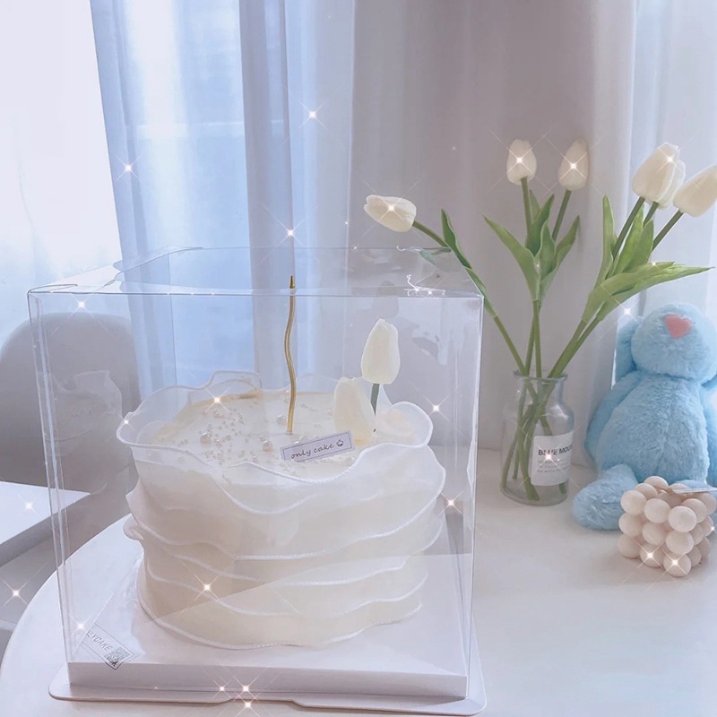 Dây Ruy Băng Trang Trí Bánh Kem Hoa Tulip Xinh Xắn