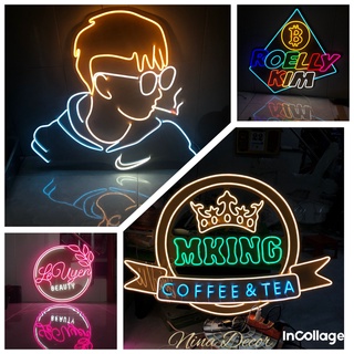 Đèn led neon hình Logo thương hiệu ( nhận thiết kế theo yêu cầu)