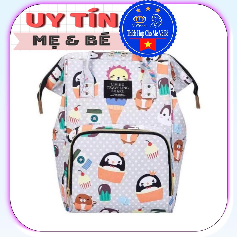 Ba lô bỉm sữa, loại balo tiện ích, đặc biệt dành cho các bà mẹ đang chăm con nhỏ