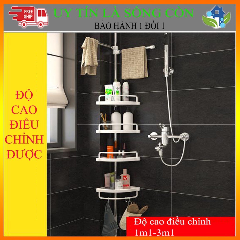 Kệ góc rút  tầng để đồ nhà tắm, nhà bếp nhà vệ sinh điều chỉnh độ cao tuỳ ý phong cách châu âu tiết kiệm không gian