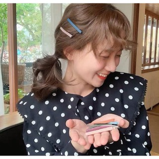 Kẹp tóc siêu mỏng phong cách dễ thương năng động (giao màu ngẫu nhiên)