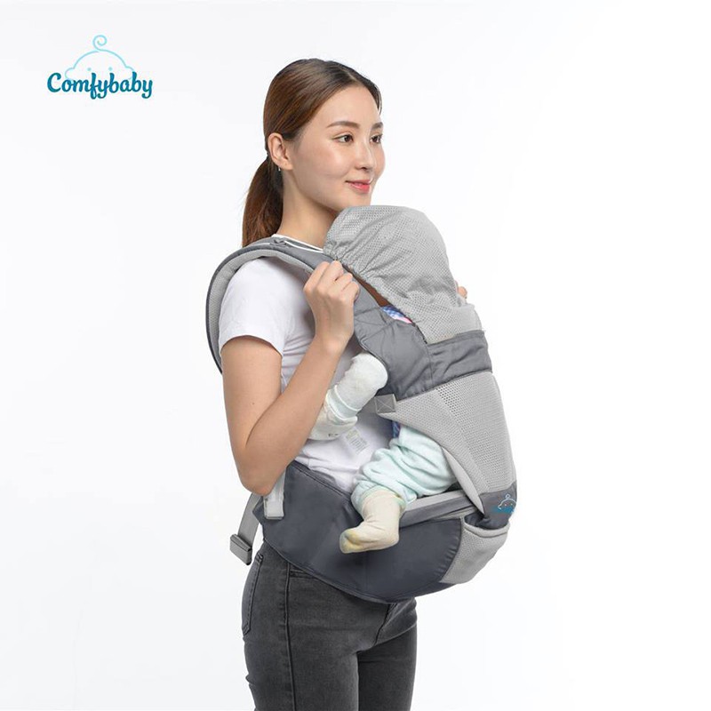 Địu ngồi cao cấp 4 tư thế 2 trong 1 Comfy baby CF818