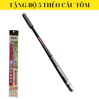 Cần tay câu tôm càng xanh cao cấp Hexing Power Rod 1m8/2m1/2m4, cần câu tôm carbon xịn của đài loan