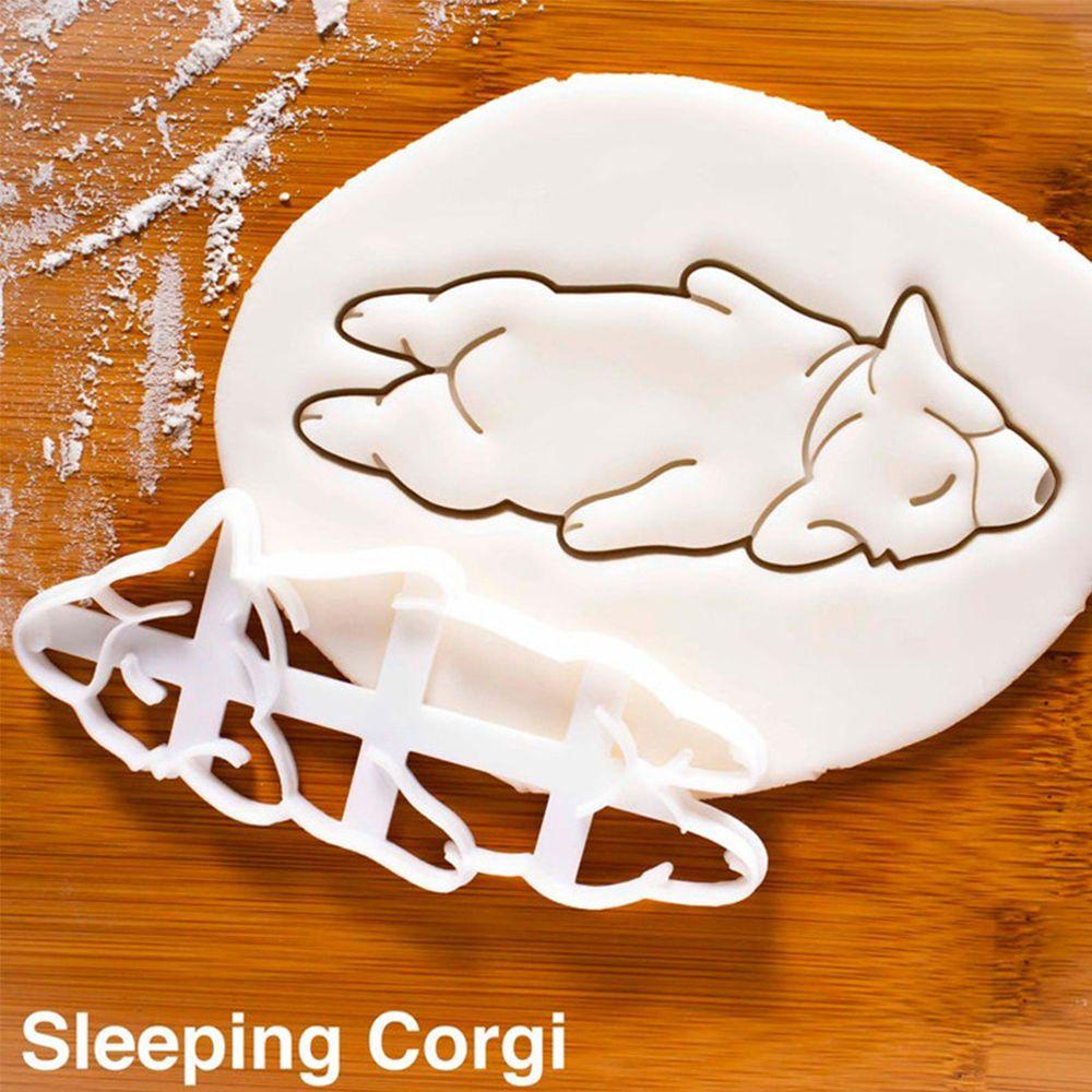 GOGOUP Set 3 Khuôn Dập Nổi Họa Tiết Hoạt Hình Dễ Thương Dùng Để Trang Trí Bánh