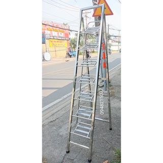 Thang xếp inox cao cấp dày dặn