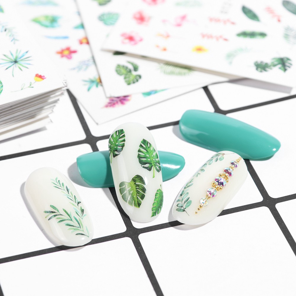 Bộ 29 miếng dán móng nghệ thuật nhiều họa tiết đơn giản