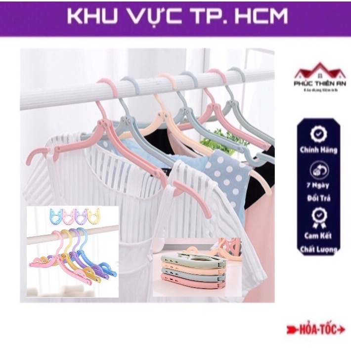 Móc treo, mắc treo quần áo gấp gọn - đa năng, tiện dụng