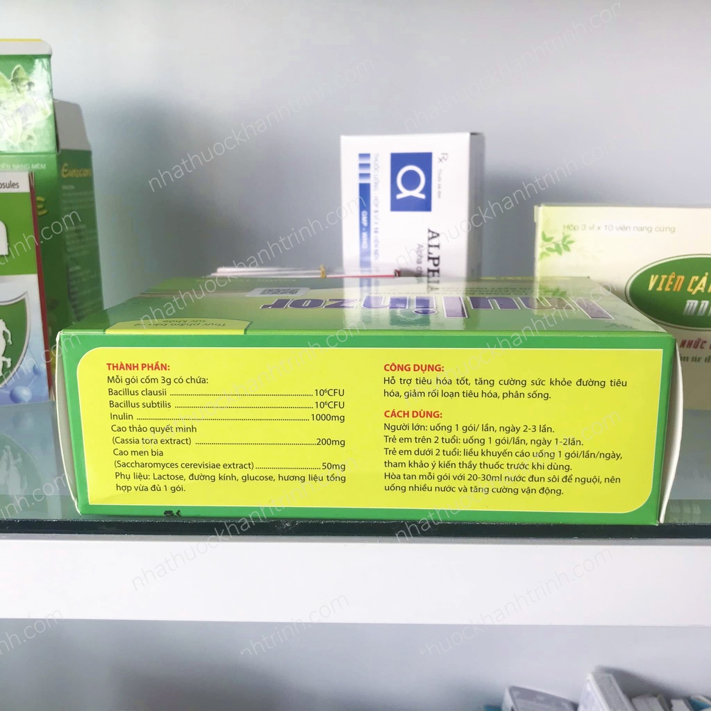 Cốm INULIN ZOR bổ sung chất xơ, giảm táo bón, khó tiêu, đầy hơi, rối loạn tiêu hóa