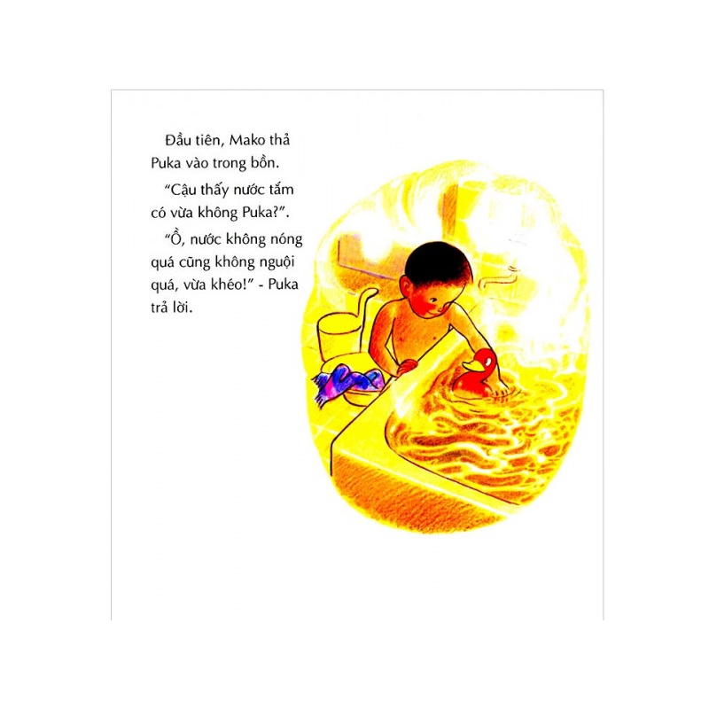 Sách - Ehon Nhật Bản - Mako và chuyến phiêu lưu trong bồn tắm