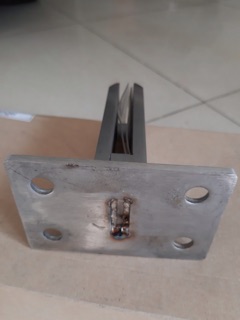 Trụ lan can kính Sus 304