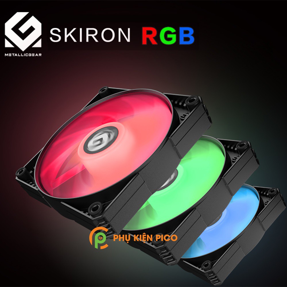 Quạt tản nhiệt case máy tính Phanteks MetallicGear Skiron RGB 140mm – Quạt fan case MetallicGear Skiron 14cm RGB