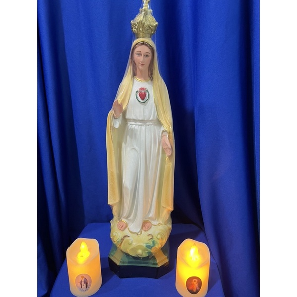 Tượng công giáo - Tượng đức mẹ mễ du 40cm,  fatima cao 45cm mẫu xưa giá rẻ