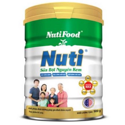 Sữa Nuti Nguyên kem lon 900g