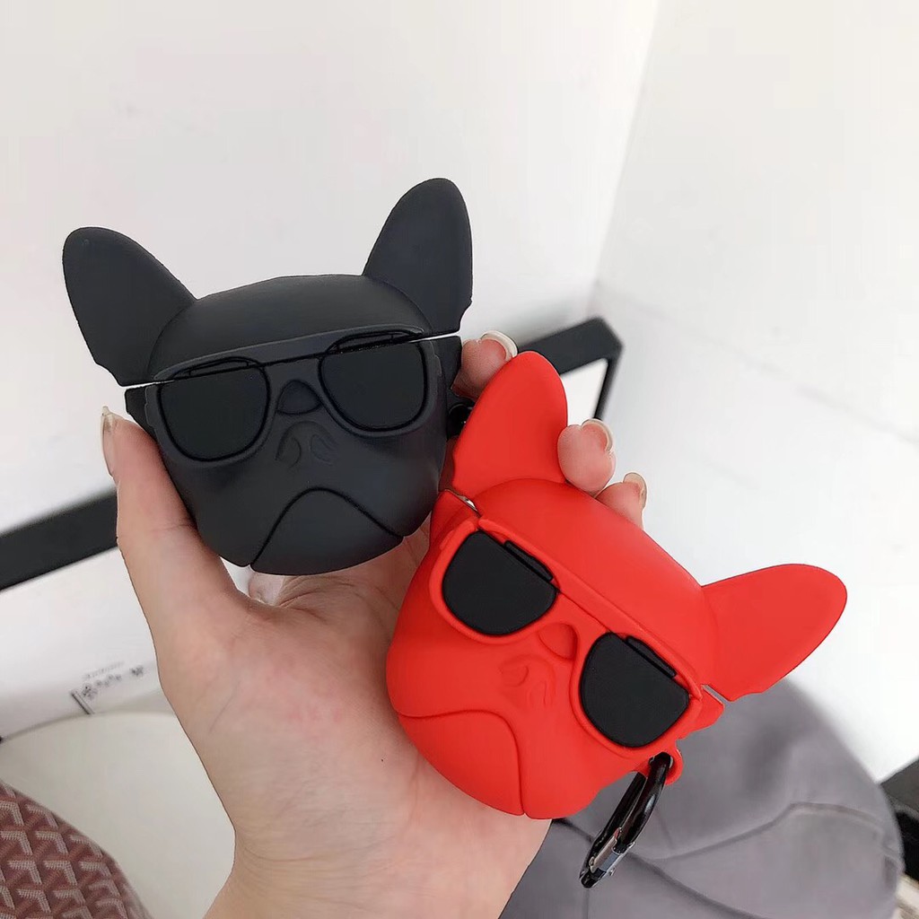 Apple iphone Tai nghe Silicone Case Airpods Bulldog Case