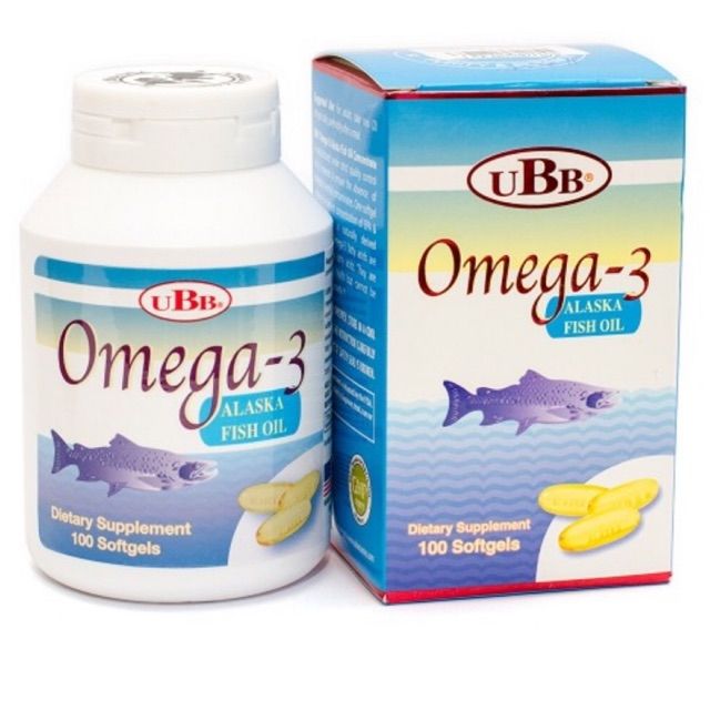 VIÊN DẦU CÁ OMEGA3-UBB CHAI 100 VIÊN