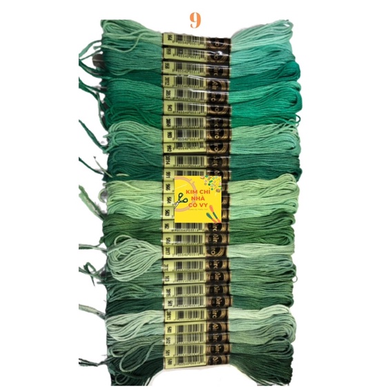 Combo 100-200 tép chỉ airo chọn màu