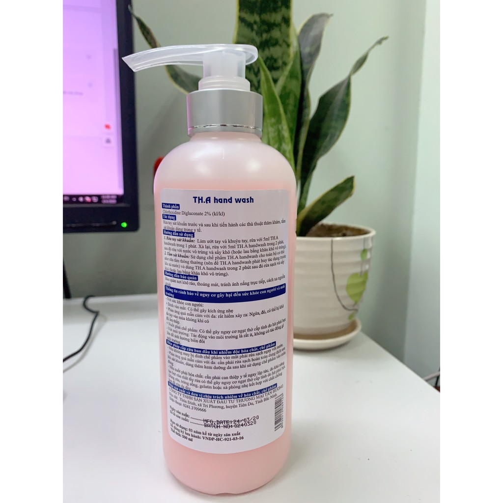 Dung dịch rửa tay phẫu thuật 2% Chlorhexidine TH.A Handwash | BigBuy360 - bigbuy360.vn