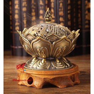 Lư đốt trầm sen