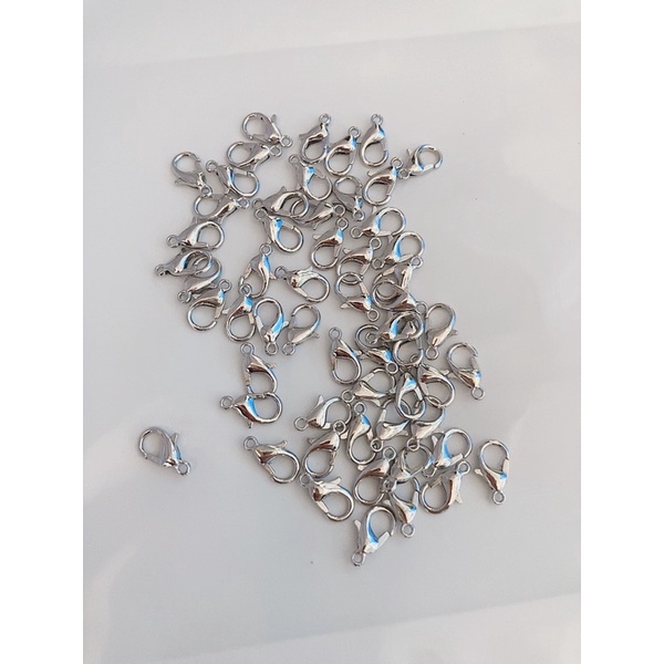 Móc càng cua 10mm 12mm làm vòng tay DIY gói 10 cái