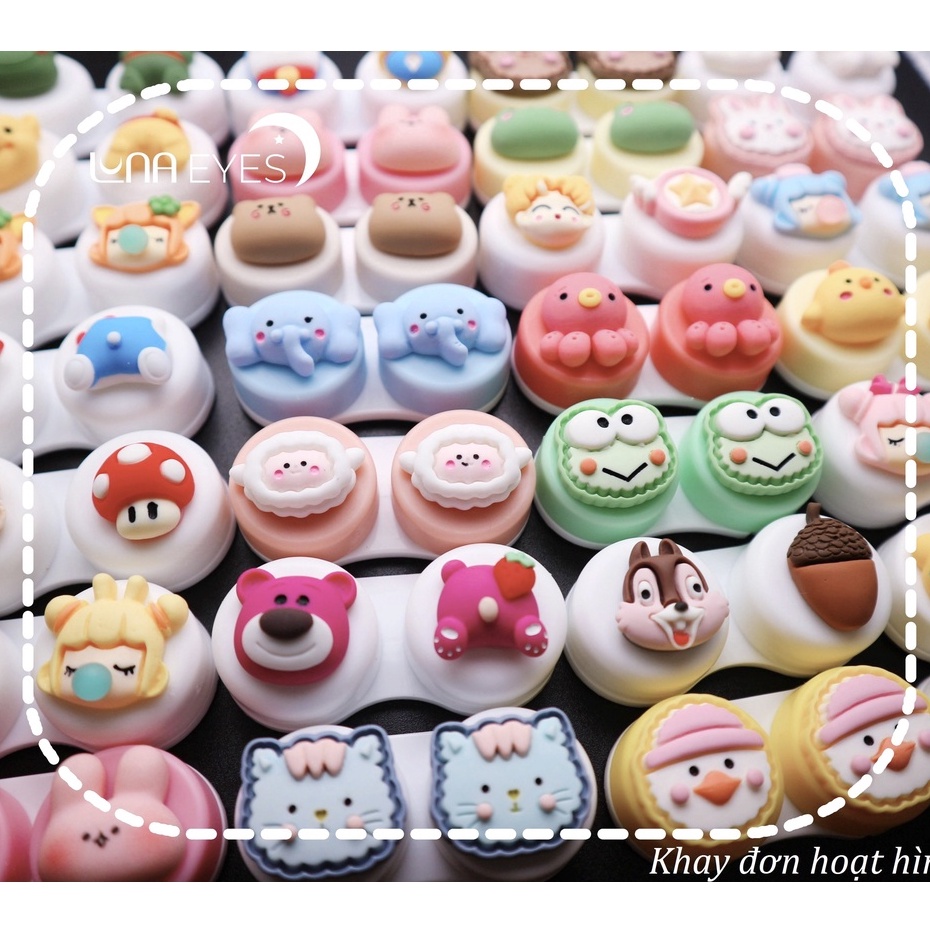 Khay Đơn Hoạt Hình LUNAEYES kèm dụng cụ đeo Jolly