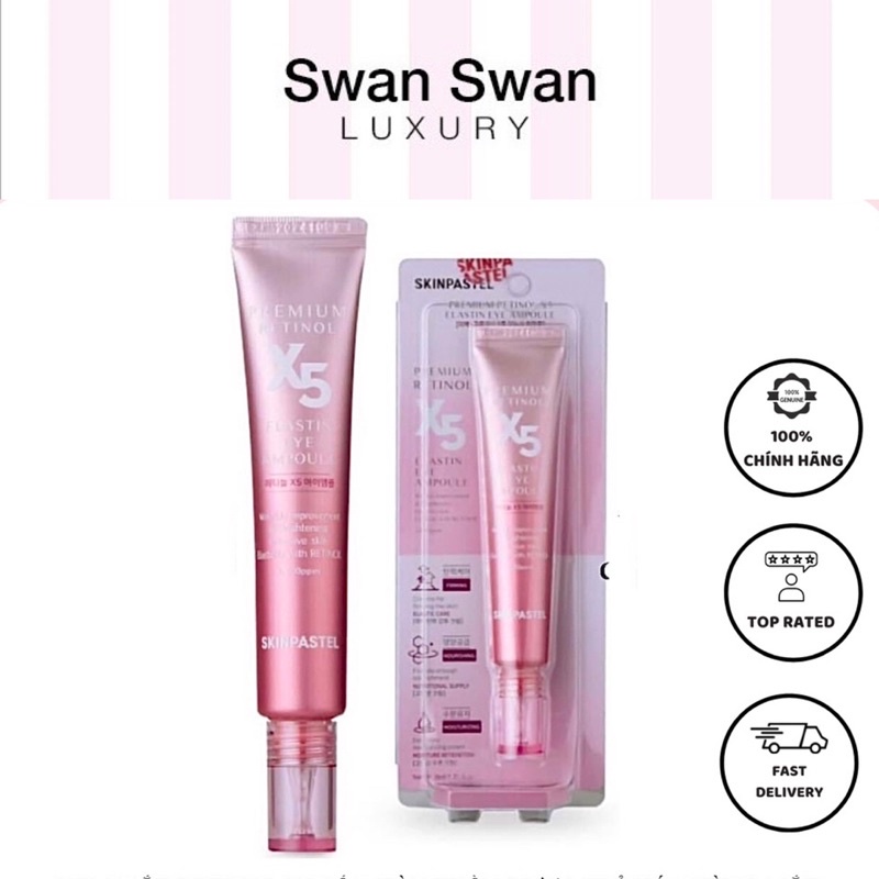 Kem Dưỡng Da X5 Retinol Elastin Skin Pastel Siêu Phẩm 30ml