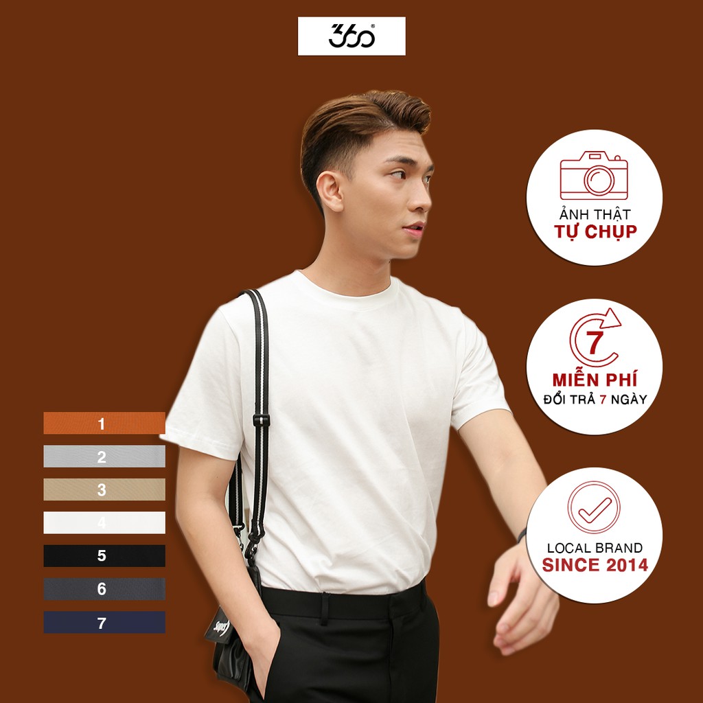 Áo phông trơn thương hiệu 360 BOUTIQUE chất đẹp - Make in Vietnam