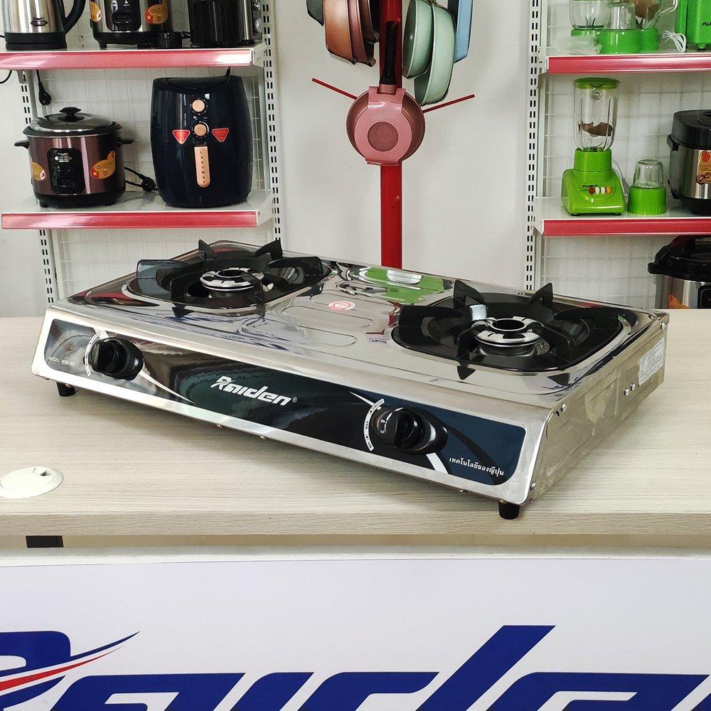 Bếp ga đôi mặt inox Raiden RDB-360C đầu đốt Mol nhôm cao cấp, hệ thống đánh lửa Magneto không lo hư hỏng