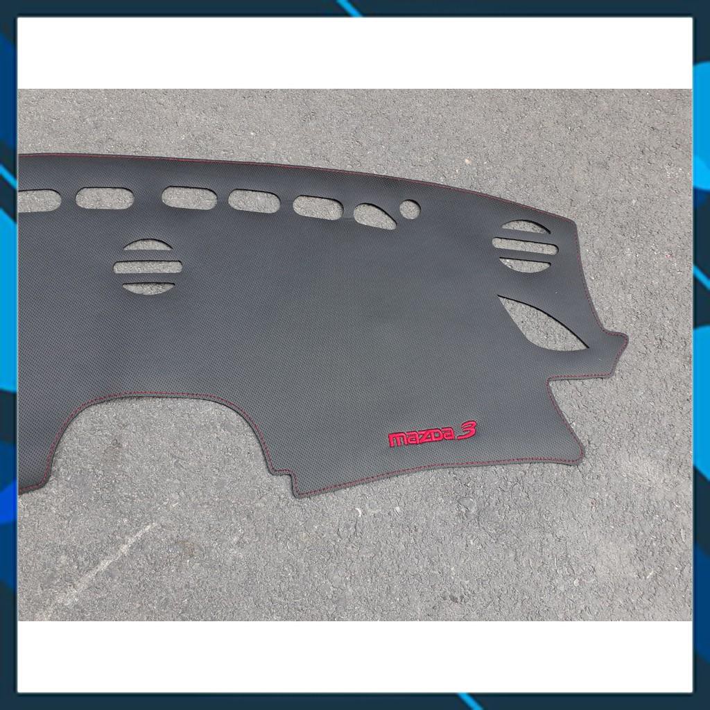 Thảm taplo da carbon cao cấp xe Mazda 3 2020