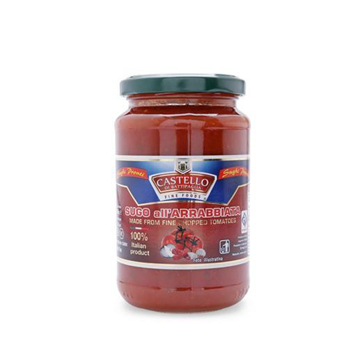Sốt trộn mỳ ý vị ớt Arrabbiata hiệu Castello – lọ 350g