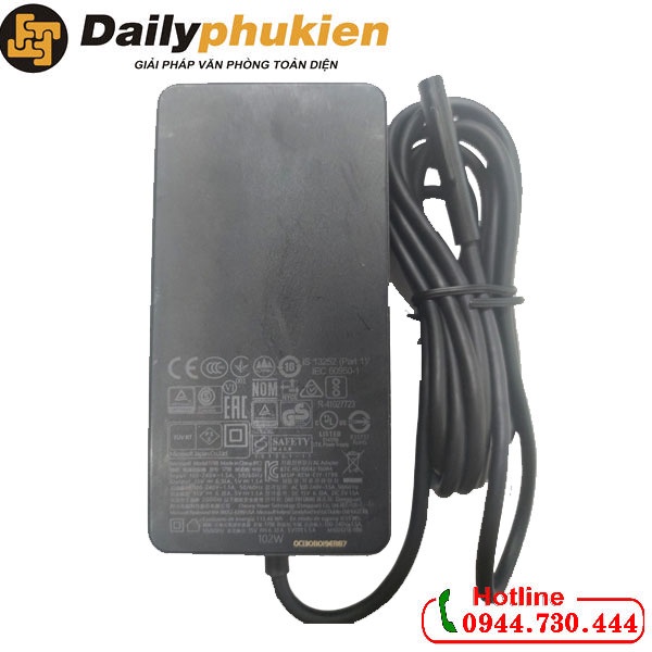 Sạc Microsoft Surface Book 2 15v 6.33a 102W chính hãng dailyphukien