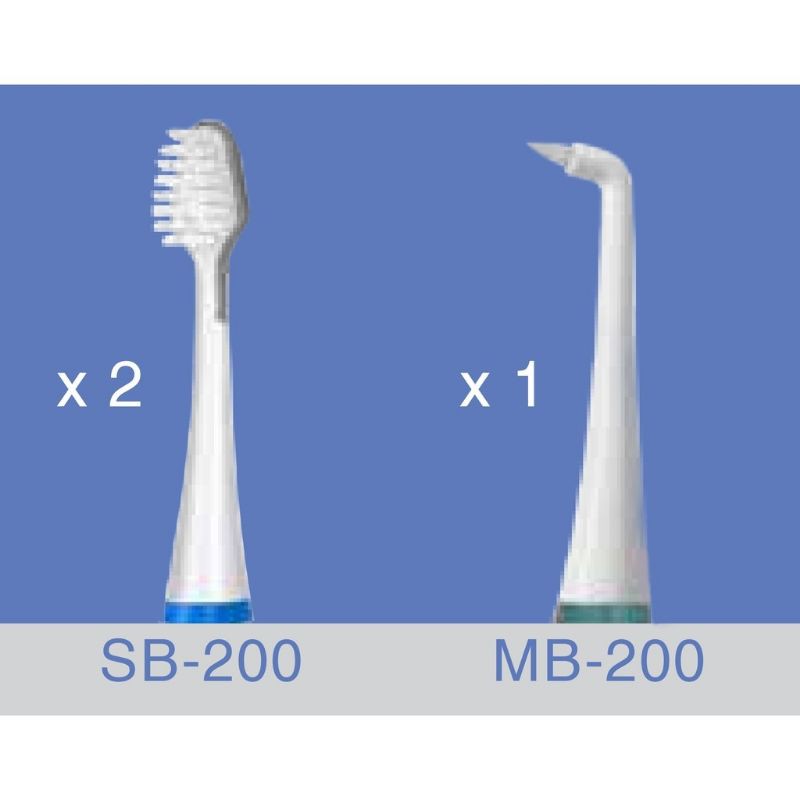 Waterjet Sonic - Bàn chải điện sóng âm Toothbrush - đánh bay mảng bám gấp 10 lần -(Chính hãng USA) - Bảo hành 1 năm