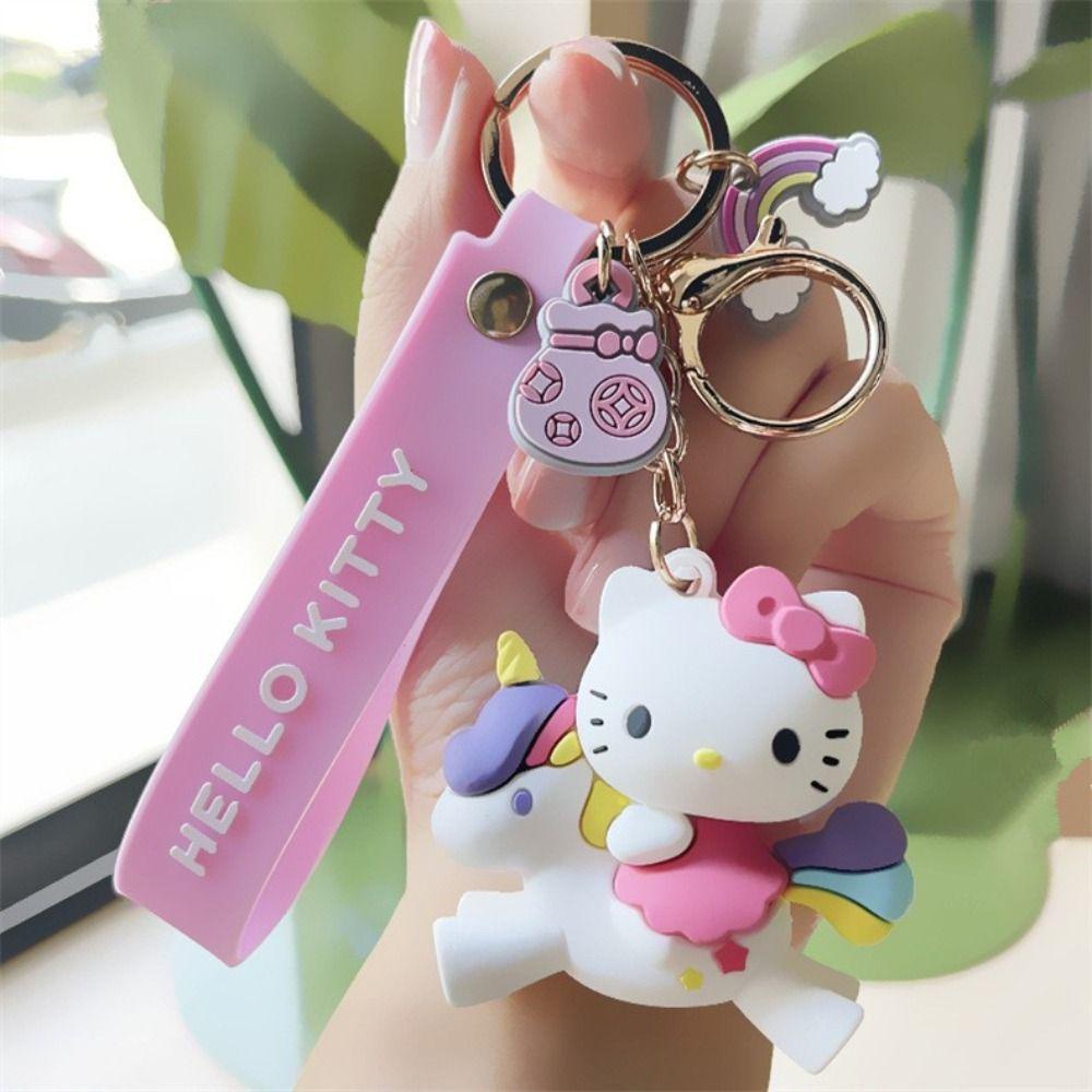 Móc Khóa Hình Búp Bê Hoạt Hình 3D Đáng Yêu
