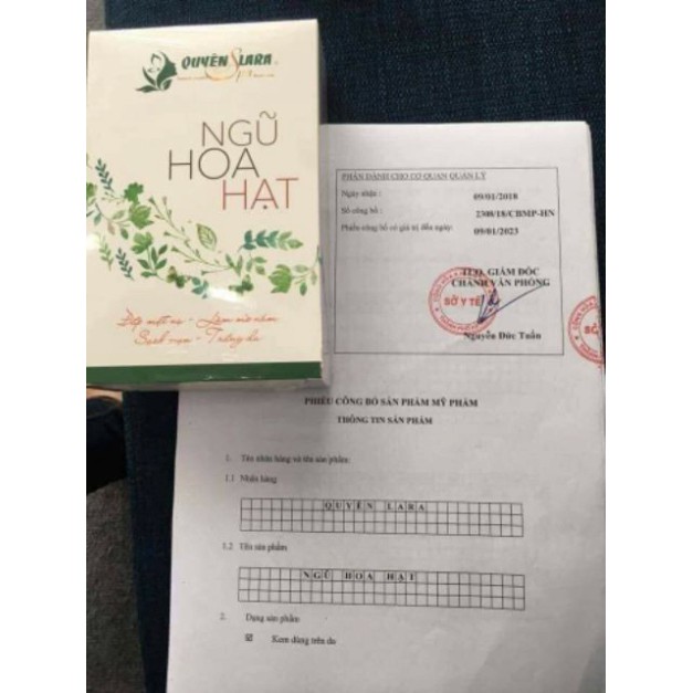 Mặt nạ NGŨ HOA HẠT Quyên Lara _thoshop.01 | BigBuy360 - bigbuy360.vn